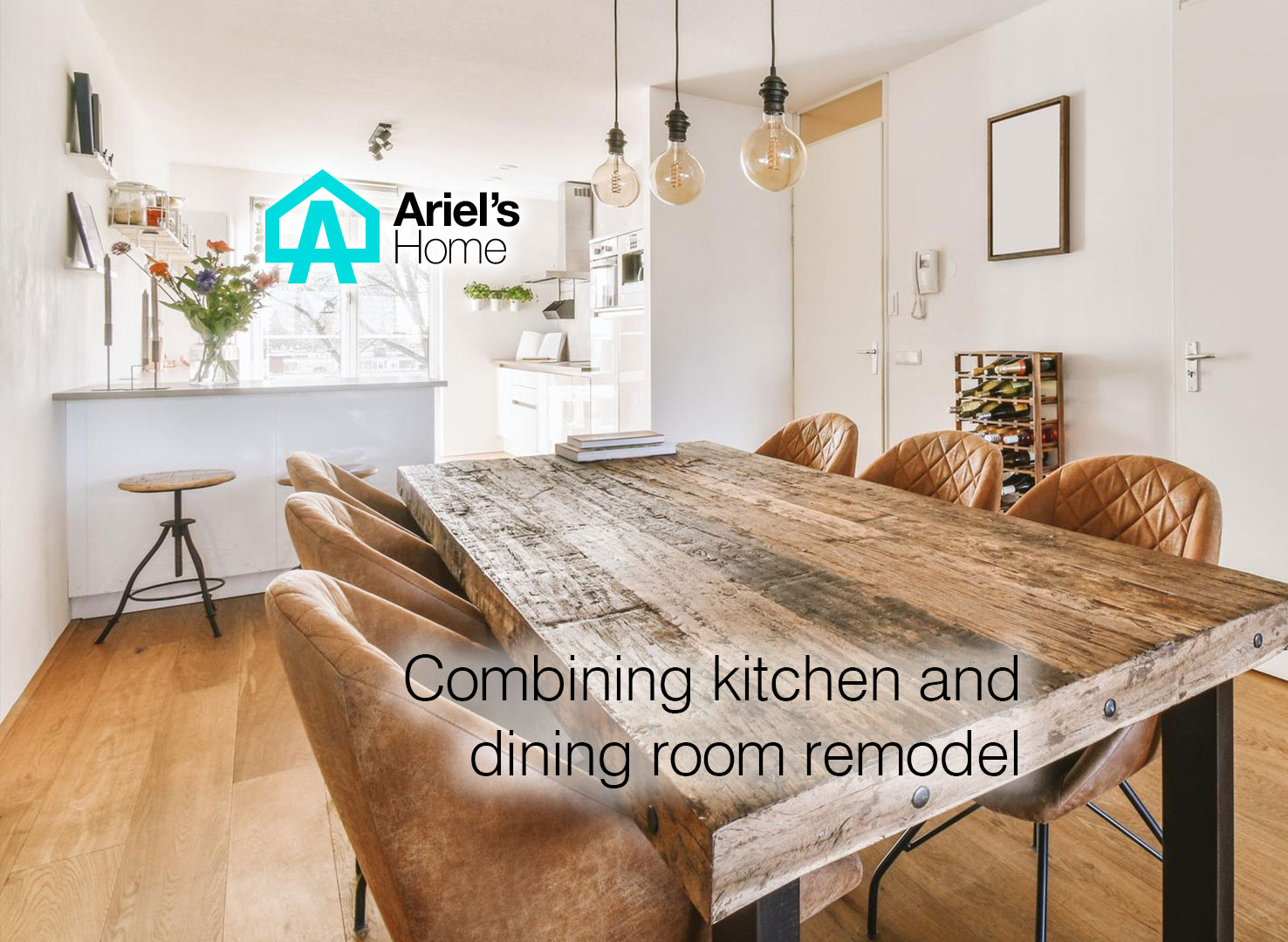 Combining Kitchen And Dining Room Before And After