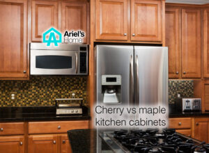 cherry vs maple kitchen cabinets