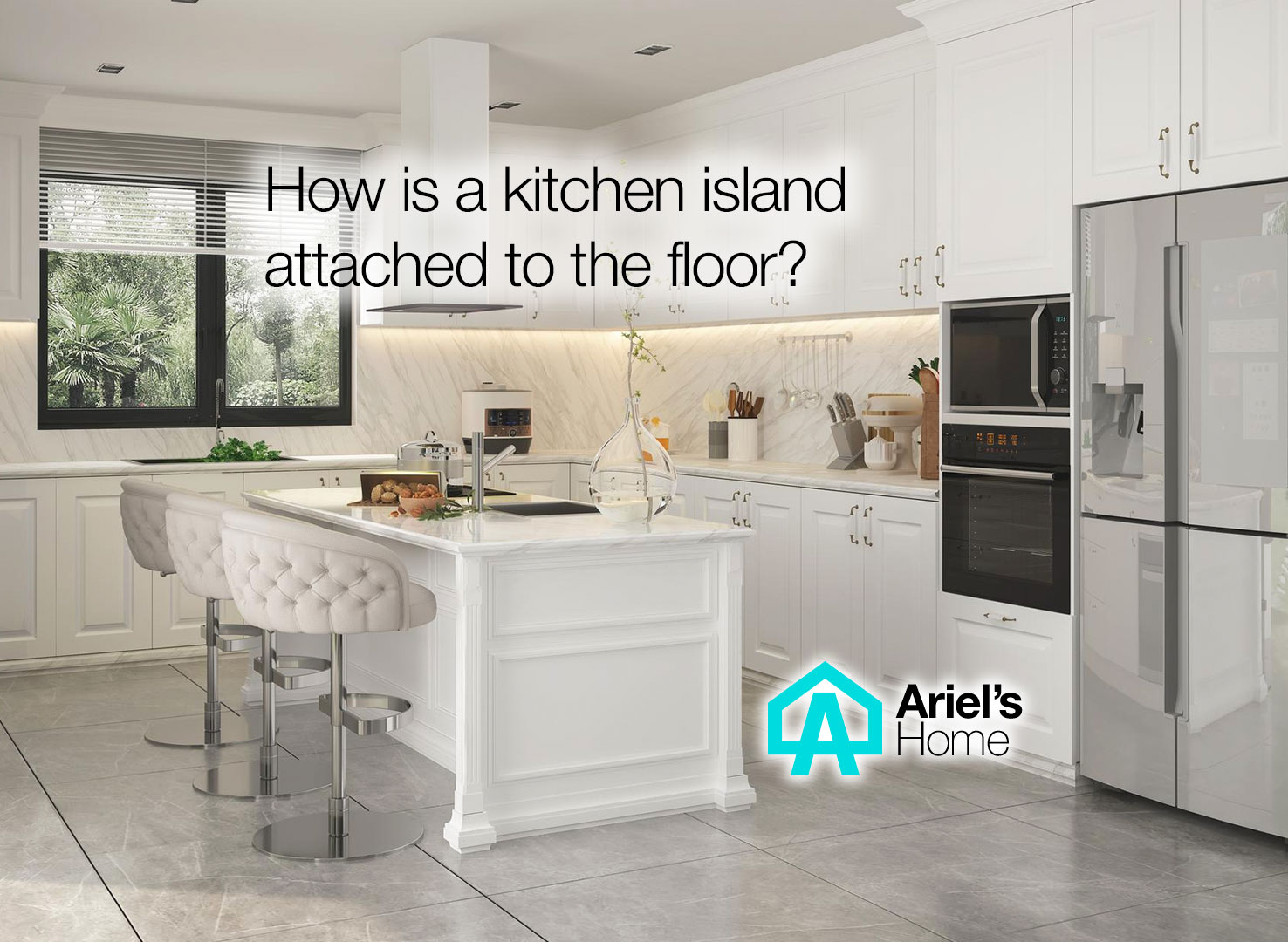 How Is A Kitchen Island Attached To The Floor