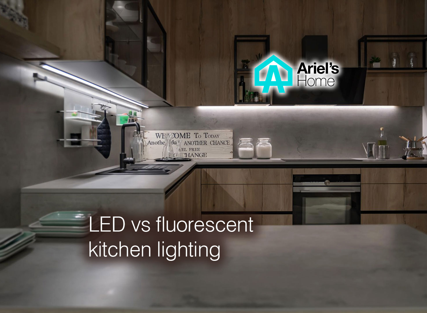 led vs fluorescent kitchen lighting
