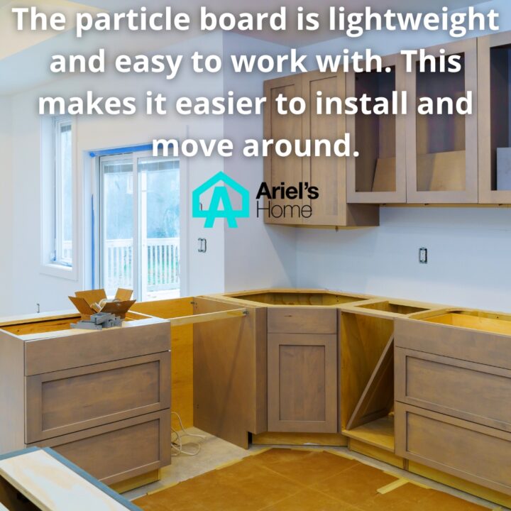 plywood vs particle board kitchen cabinets install